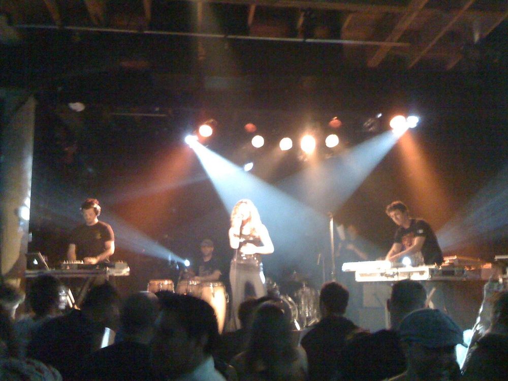 Live music on stage at Mezzanine