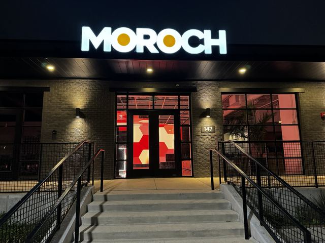 Moroch entrance at night